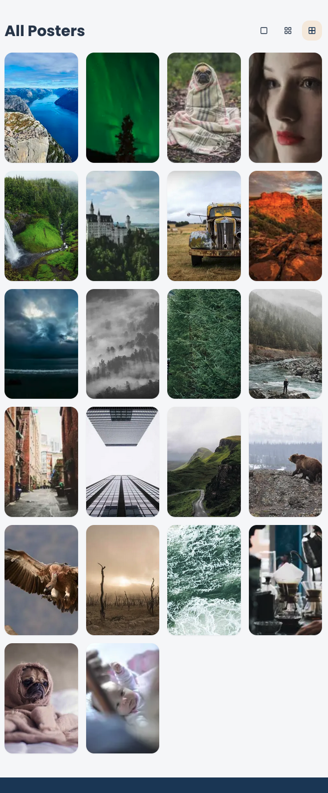 Webshop Gallery - View All Items (Prototype)